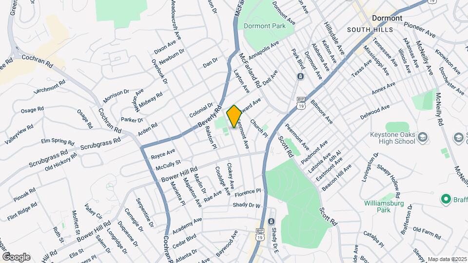 34 N Meadowcroft Ave Map and Location Details