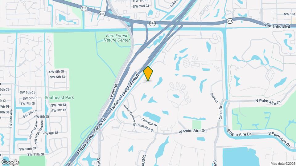 644 W Palm Aire Dr Map and Location Details