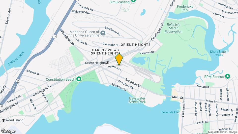 70 Barnes Ave Mapa y Detalles de la Ubicación