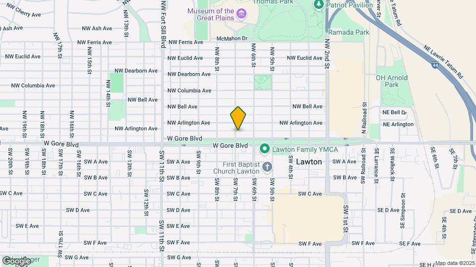 615 W Gore Blvd Map and Location Details
