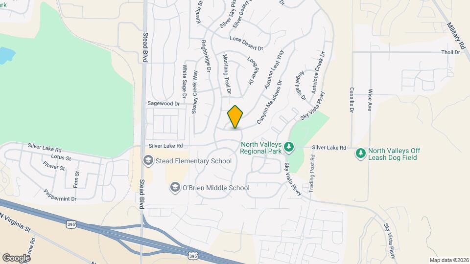 9438 Canyon Meadows Dr Map and Location Details