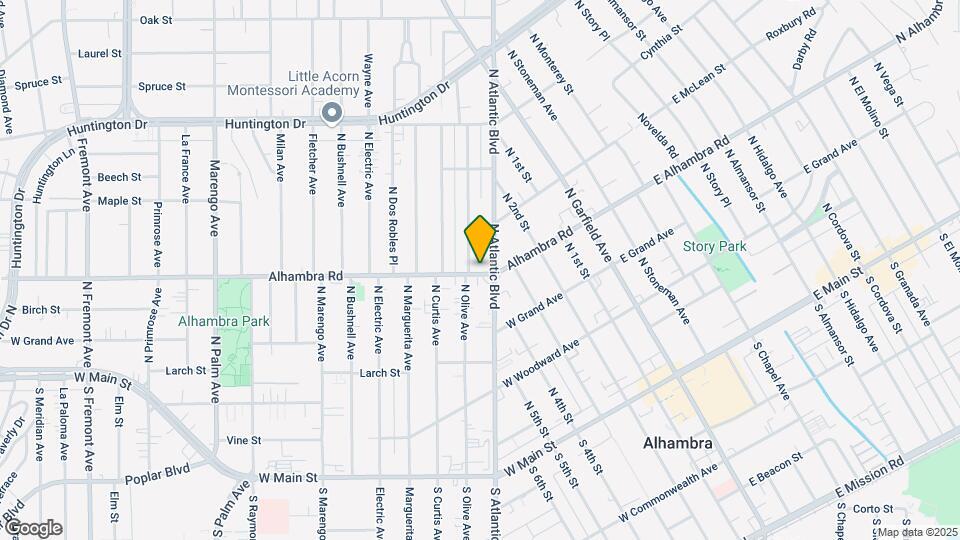 1115-1121 W Alhambra Rd Map and Location Details