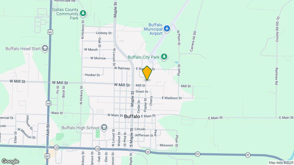 3 Bed 1.5 Bath Duplex Map and Location Details