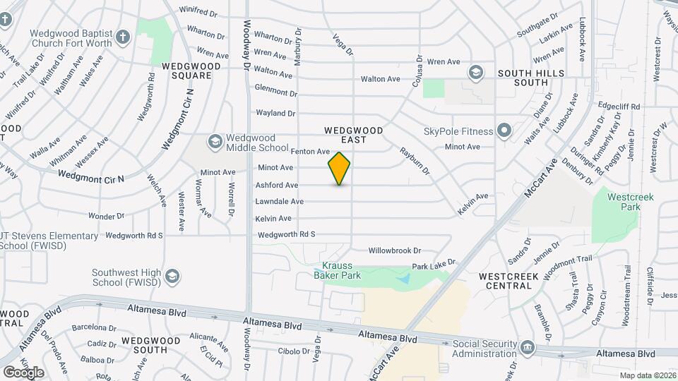 3709 Ashford Ave Map and Location Details