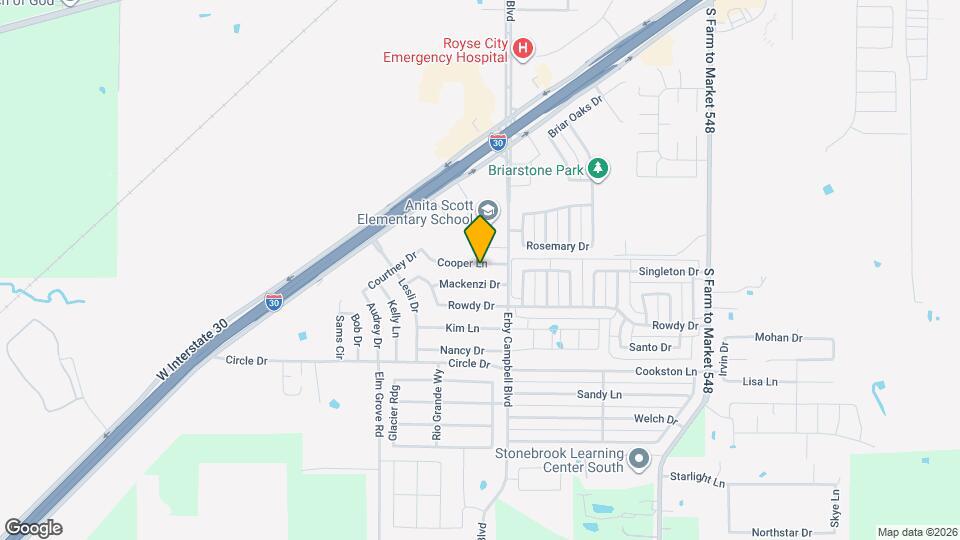 725 Cooper Ln Map and Location Details