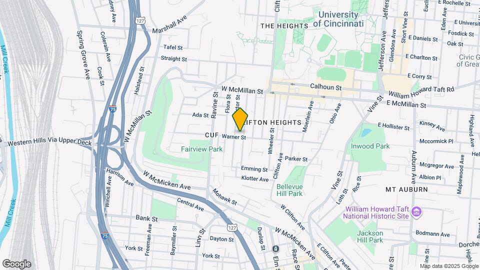 304 Warner St, Unit 2 Map and Location Details