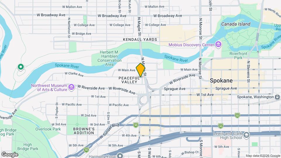1603 W Clarke Ave, Unit Peaceful Valley Studio Map and Location Details