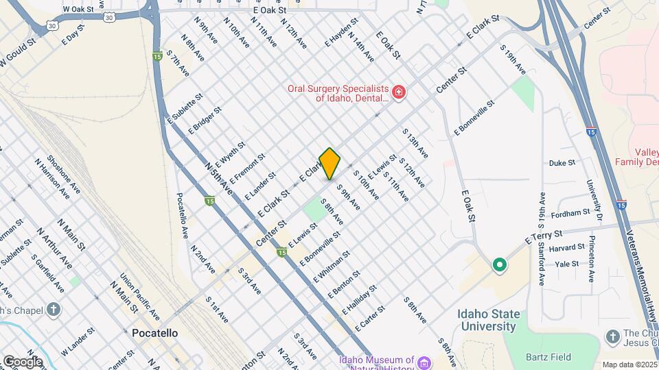 963 E Center St Map and Location Details