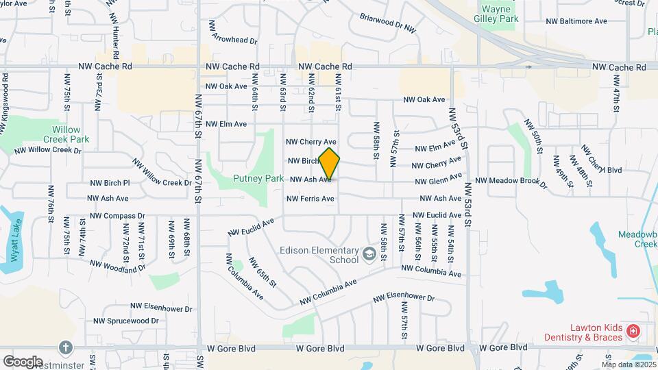 6106 NW Ash Ave Map and Location Details
