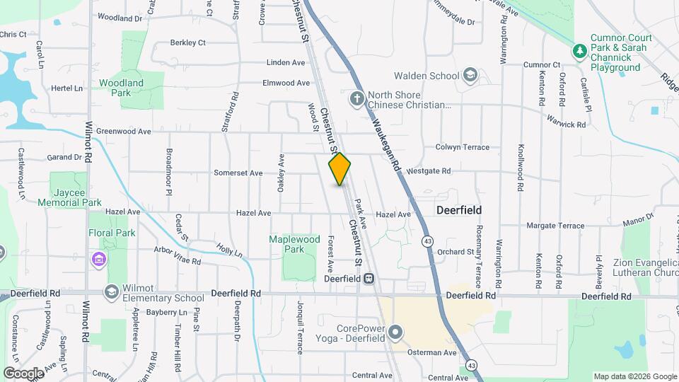 1034 Chestnut St Map and Location Details