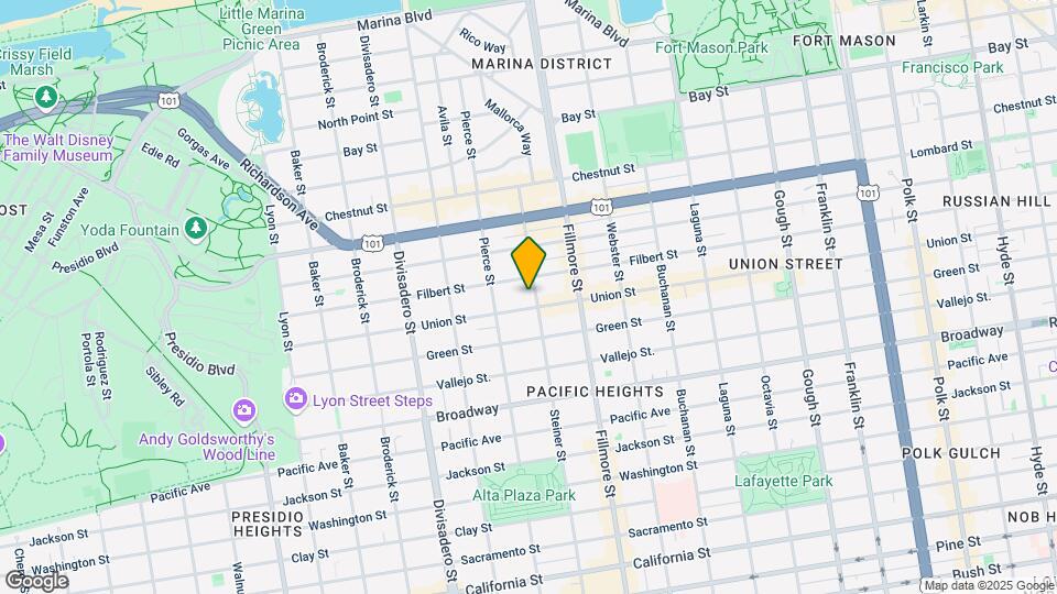 3025 Steiner St Mapa y Detalles de la Ubicación