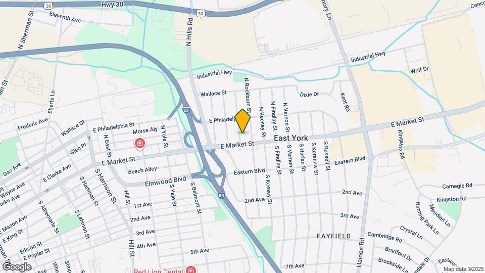 1901 E Market St, Unit 3rd floor west Mapa y Detalles de la Ubicación