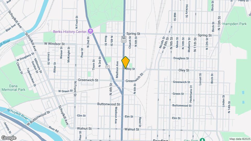 629-631 N 5th St Map and Location Details