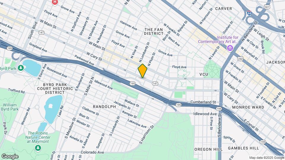 1507 W Cary St Mapa y Detalles de la Ubicación