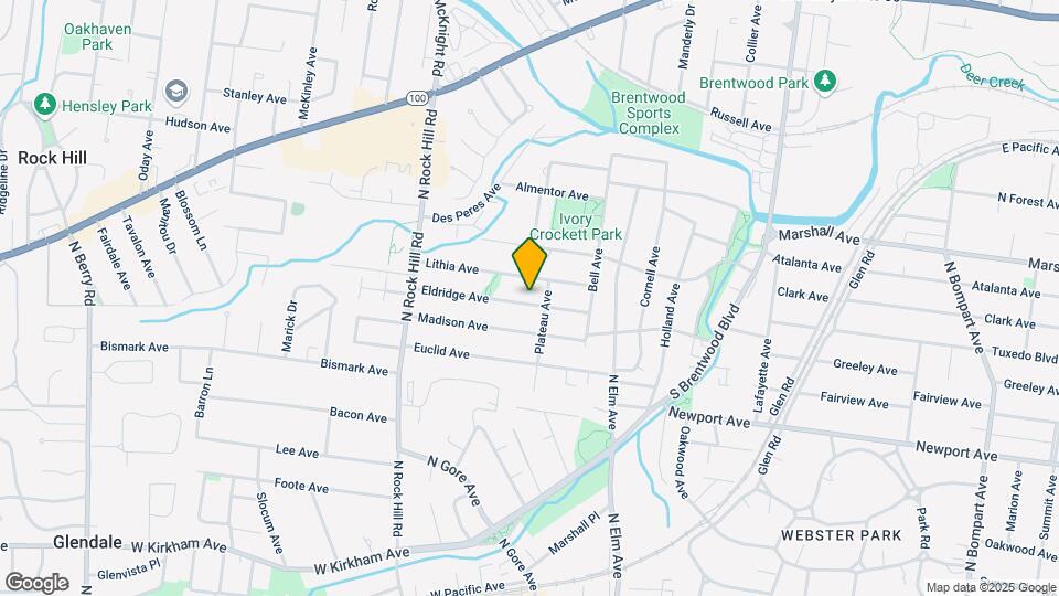215 Eldridge Ave Map and Location Details