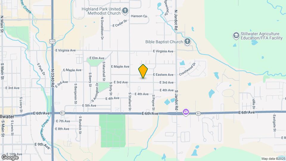 1618 E 3rd Ave Map and Location Details