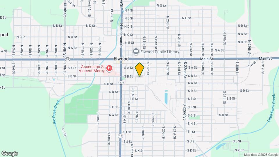 311 S 16th St Map and Location Details