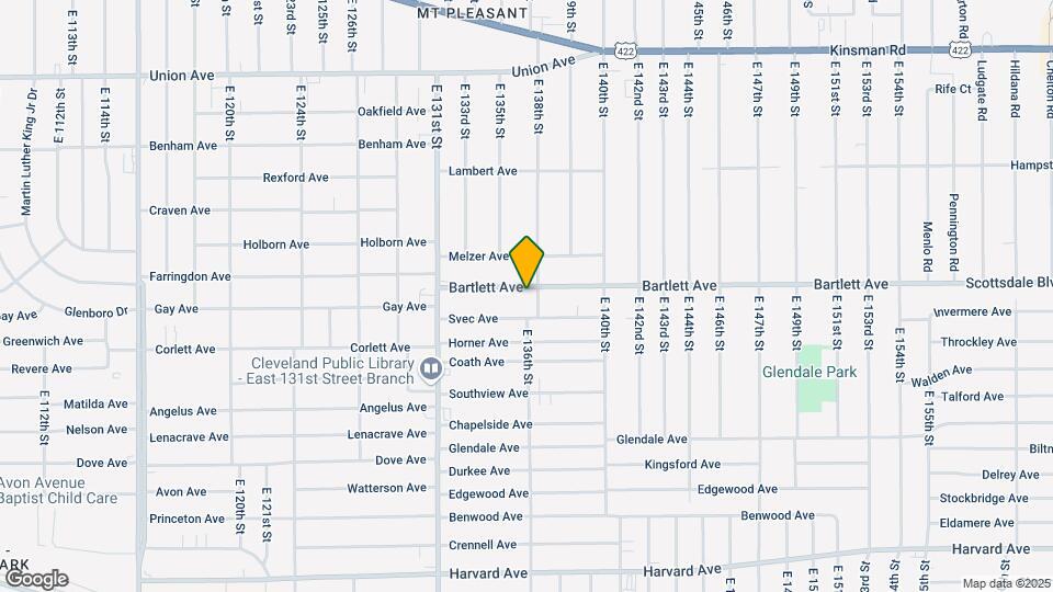 13702 Bartlett Ave Map and Location Details