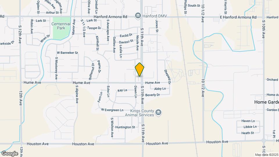 Hanford Apartments Mapa y Detalles de la Ubicación