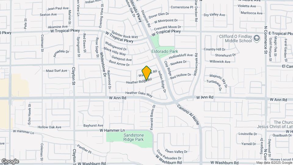 1415 Heather Ridge Rd Map and Location Details