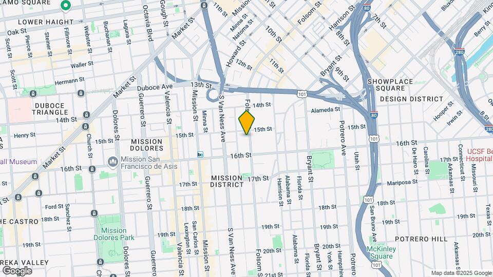 1930-1934 Folsom St Mapa y Detalles de la Ubicación