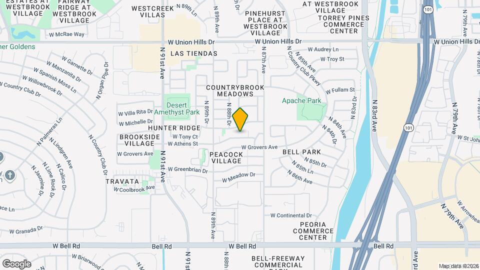 8770 W Athens St Map and Location Details