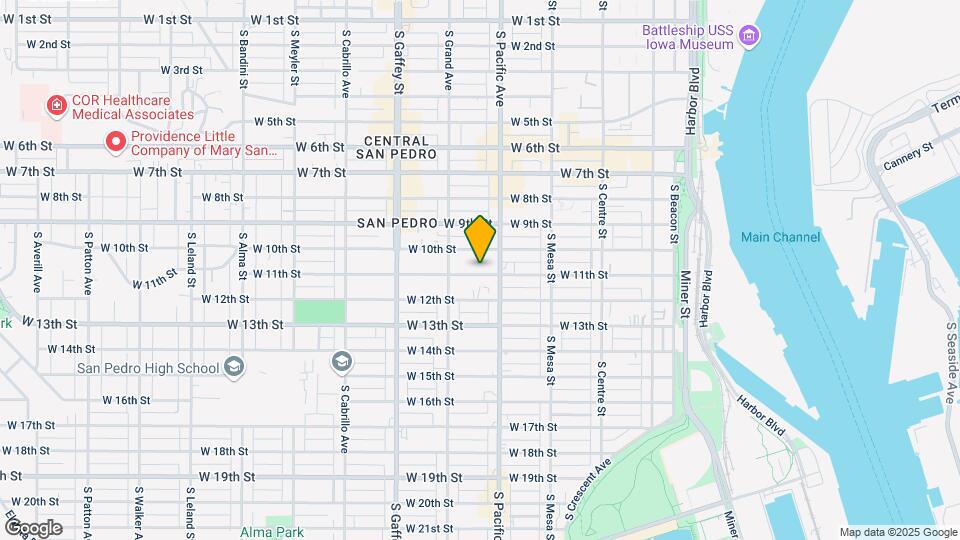 534 W 11th St Map and Location Details