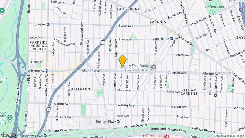 1125 Allerton Ave Map and Location Details