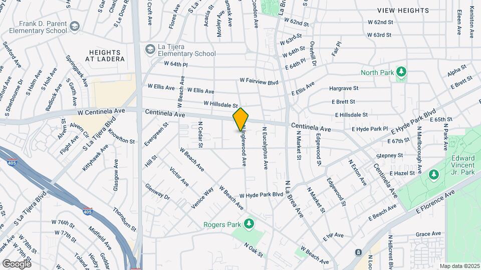 925 N. Inglewood Ave. Mapa y Detalles de la Ubicación