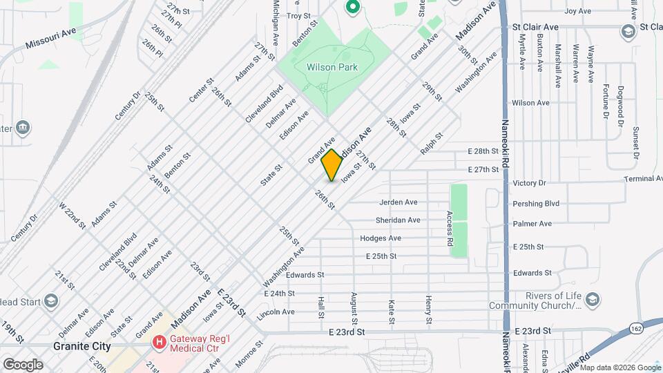 2613 Iowa St Map and Location Details