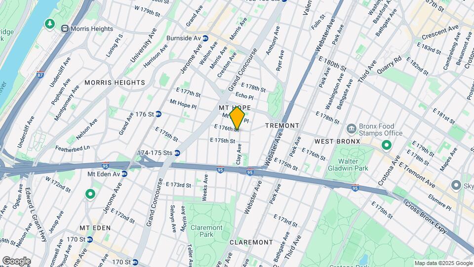 250 E 176th St Map and Location Details