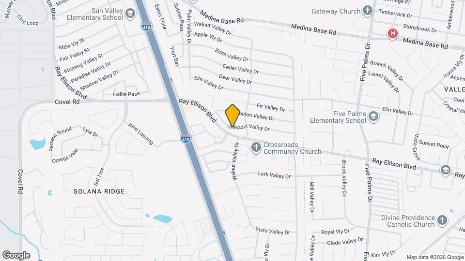 6230 Hazel Valley Dr Map and Location Details