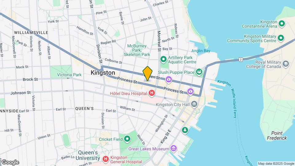 233 Princess St Map and Location Details