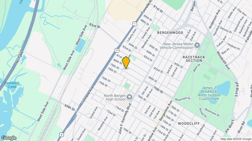 1404 79th St Map and Location Details