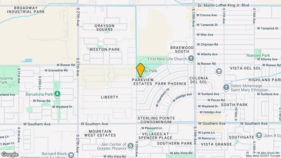 2243 W Roeser Rd Map and Location Details