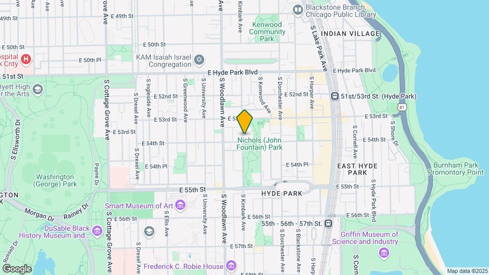 5335-5345 S. Kimbark Avenue Map and Location Details