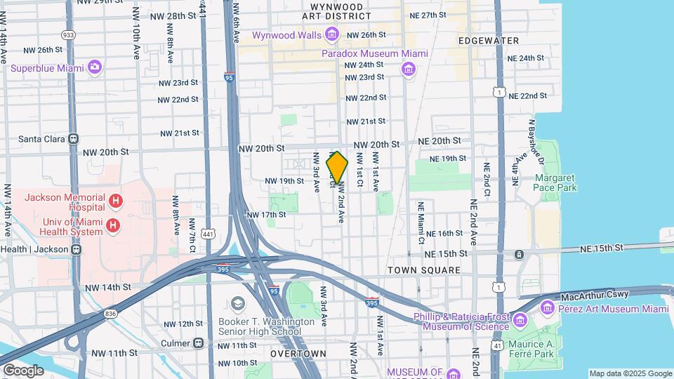 1805 NW 2nd Ct Map and Location Details