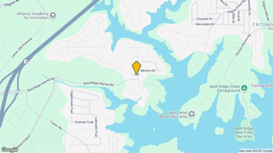 1685 Bald Ridge Marina Rd, Unit Duplex Map and Location Details
