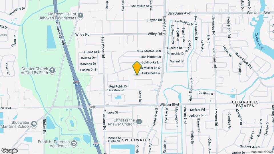 6881 Lake Mist Ln Map and Location Details