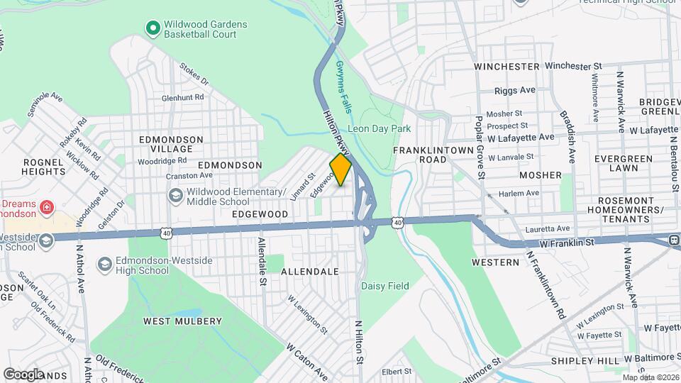 709 Denison St Map and Location Details