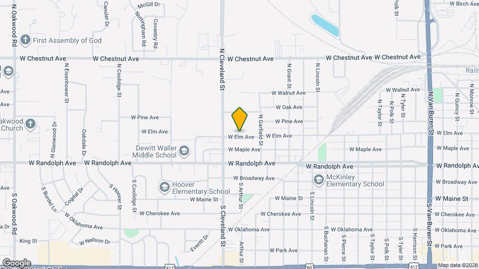 2234 W Elm Ave Map and Location Details