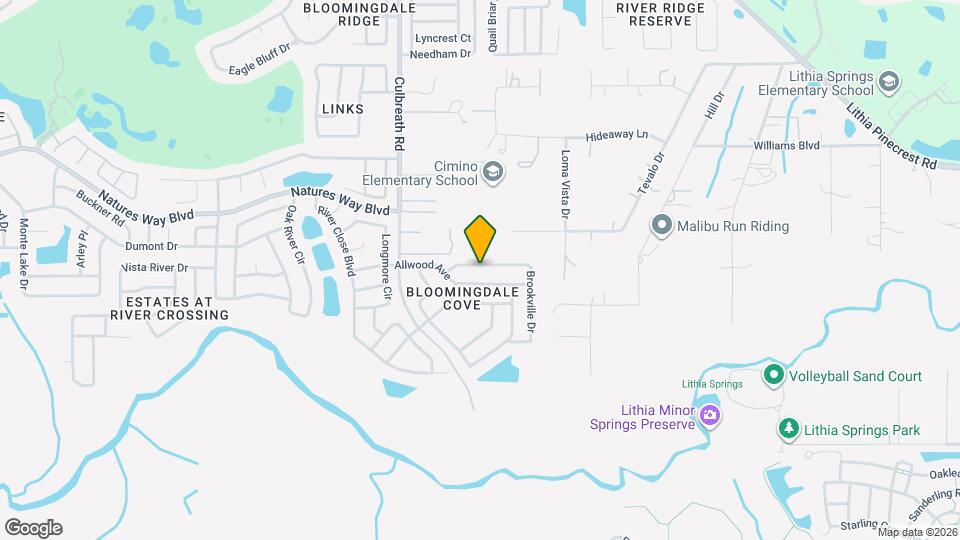 2618 Brookville Dr Mapa y Detalles de la Ubicación