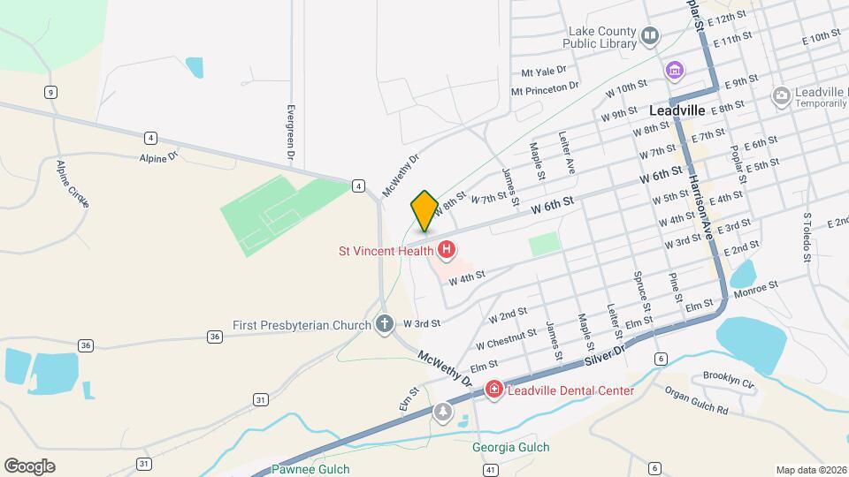 904 W 6th St Map and Location Details