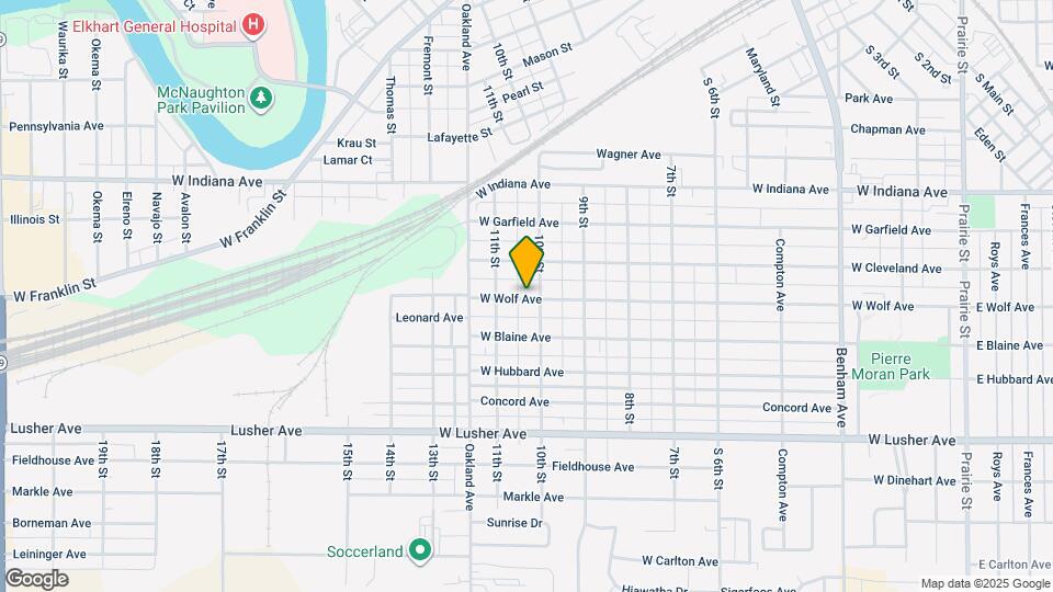 1010 W Wolf Ave Map and Location Details