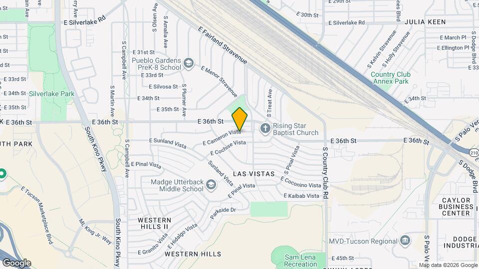 2520 E Cameron Vista Map and Location Details