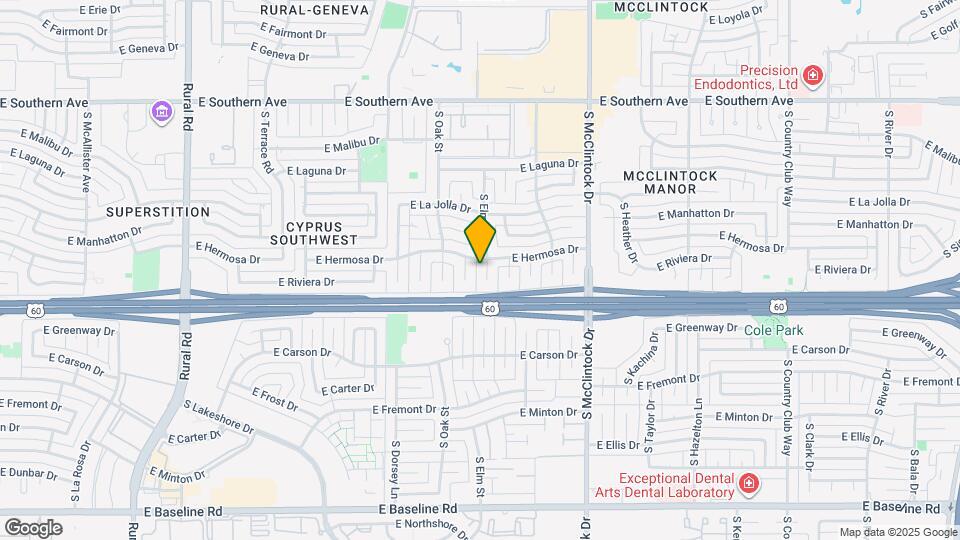 3912 S Elm St Map and Location Details