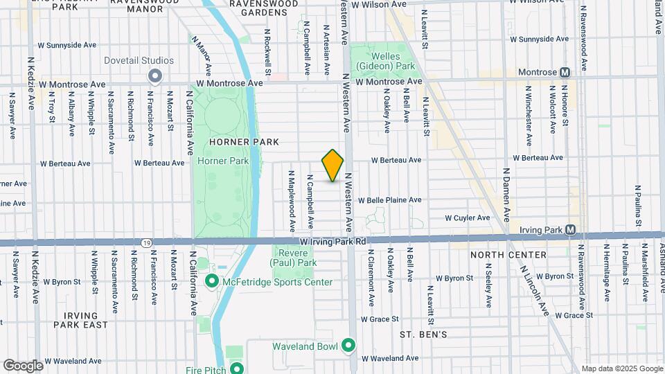 2427 W Warner Ave, Unit 1 Map and Location Details
