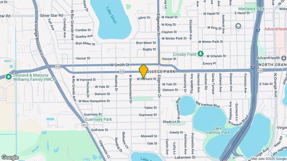 820 W Harvard St Map and Location Details