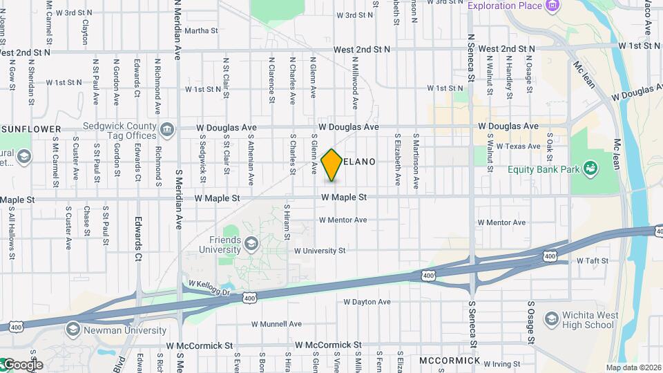 235 S Vine St Map and Location Details