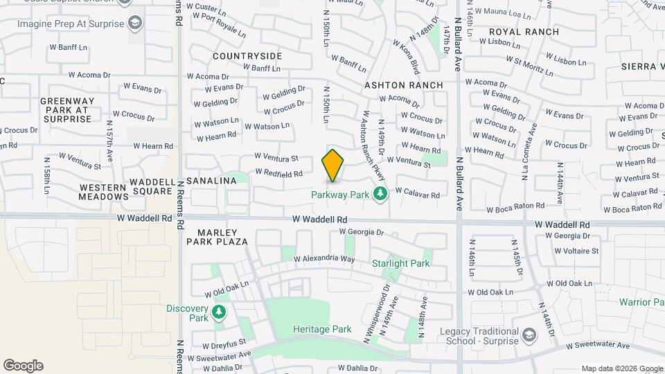 15036 W Calavar Rd Map and Location Details